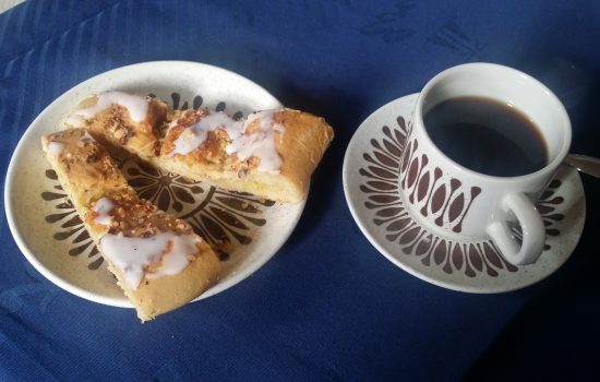 Grandmother`s easy Danish kringle.