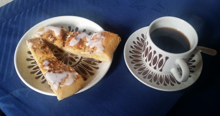 Grandmother`s easy Danish kringle.